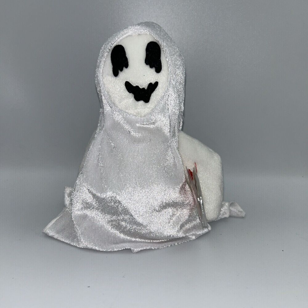 Vintage Ty Original Beanie Babies Sheets Ghost October 31, 1999 w/Tag Protector